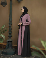 Center Panel Two-Tone Abaya | Article 003