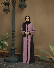 Center Panel Two-Tone Abaya | Article 003