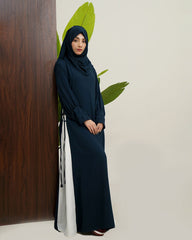 Blue Signature Panel Abaya | Article 007