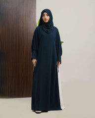 Blue Signature Panel Abaya | Article 007