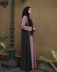 Center Panel Two-Tone Abaya | Article 003