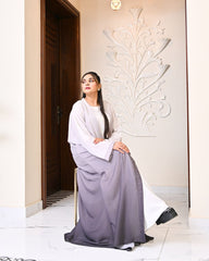 Light & Dark Grey Abaya | Article 006